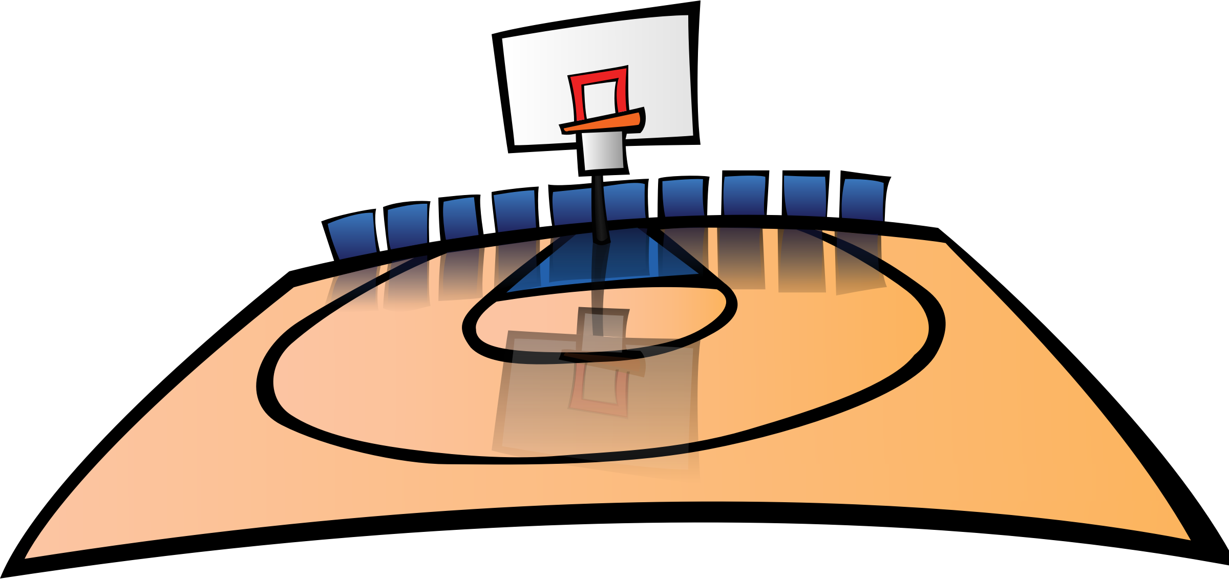 Clipart Basketball Court Basketball Court Cartoon Free Transparent PNG Clipart Images Download. - Transparent PNG Free Download