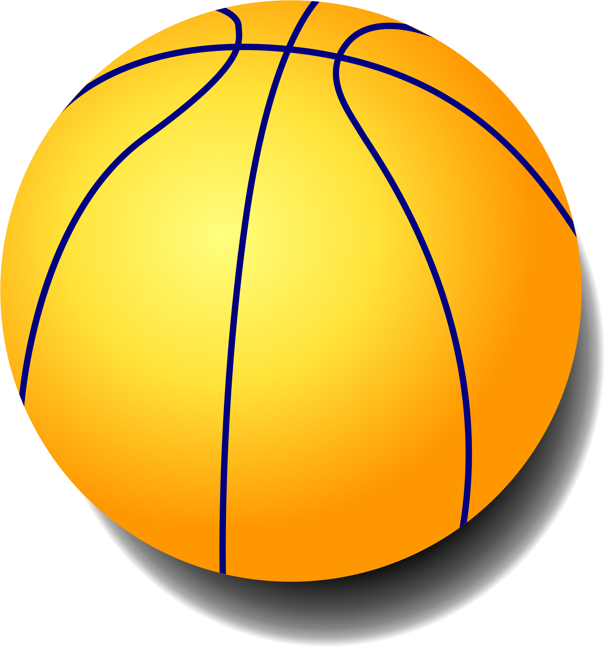Basketball Ball Light Yellow Basketball Png Free Transparent PNG Clipart Images Download. - Transparent PNG Free Download
