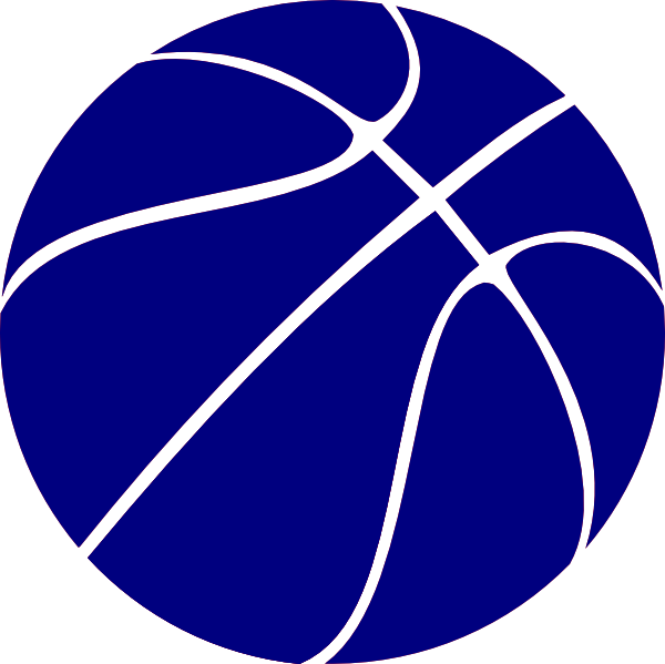 Blue Basketball Clip Art Basketball Clipart Black And White Free Transparent PNG Clipart Images Download. - Transparent PNG Free Download