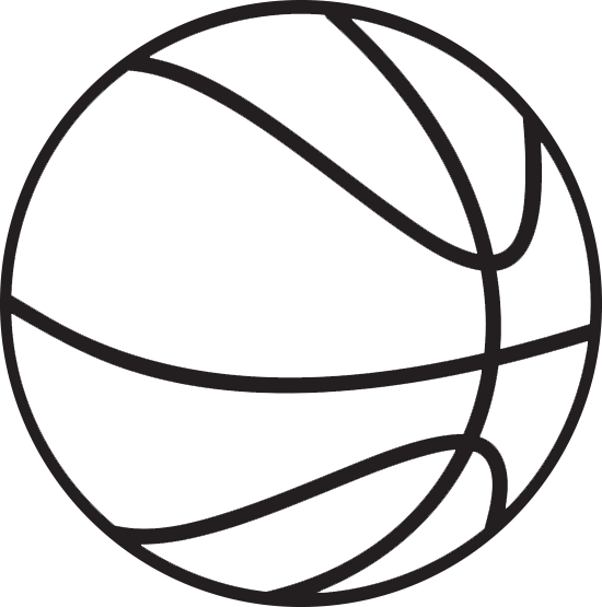Basketball Clipart Clipartall Basketball Clipart Black And White Png Free Transparent PNG Clipart Images Download. - Transparent PNG Free Download