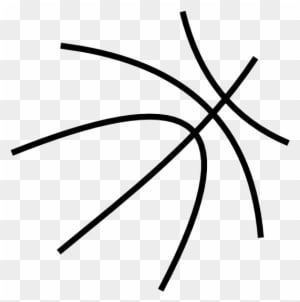 Basketball - Hoop - Clipart - Black - And - White - Basketball Lines On Ball - Free Transparent PNG Clipart Images Download. ClipartMax.com - Transparent PNG Free Download
