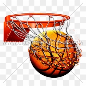 Flaming Basketball With Net Production Ready Artwork - Basketball In Net Png - Free Transparent PNG Clipart Images Download. ClipartMax.com - Transparent PNG Free Download