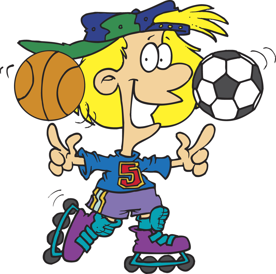 Spring Sports Soccer And Basketball Cartoon Free Transparent PNG Clipart Images Download. - Transparent PNG Free Download