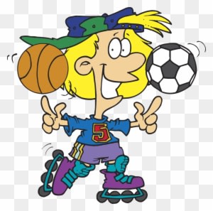 Spring Sports - Soccer And Basketball Cartoon - Free Transparent PNG Clipart Images Download. ClipartMax.com - Transparent PNG Free Download
