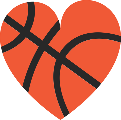 Basketball Heart Basketball Free Transparent PNG Clipart Images Download. - Transparent PNG Free Download