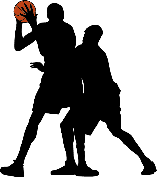 Kisspng Basketball Silhouette Sport Clip Art Cartoon Basketball Silhouettes Clipart Free Transparent PNG Clipart Images Download. - Transparent PNG Free Download