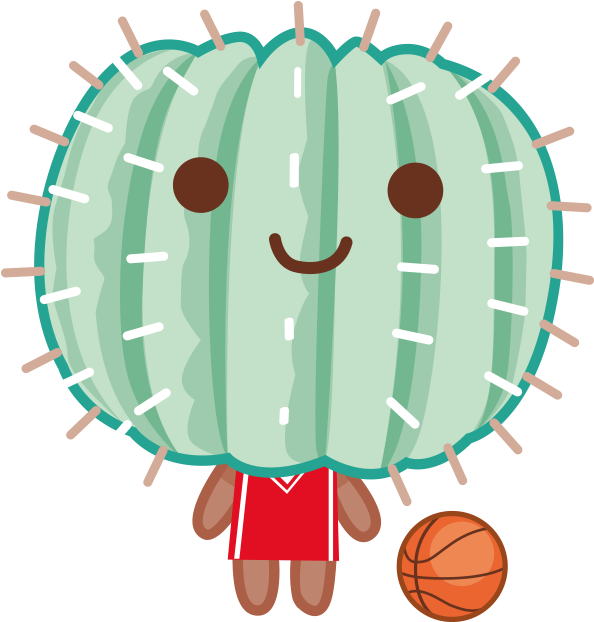 Text Your Friends These Cute Cactus With Tucson Spirit Basketball Free Transparent PNG Clipart Images Download. - Transparent PNG Free Download
