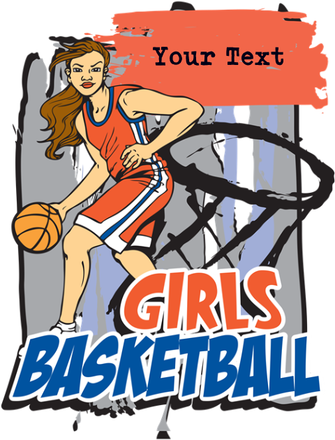 Personalized Girls Basketball Puzzle Personalized Girls Basketball Shower Curtain Free Transparent PNG Clipart Images Download. - Transparent PNG Free Download
