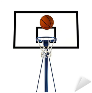 Ball Bouncing On A Basketball Backboard Sticker • Pixers® Basketball Moves Free Transparent PNG Clipart Images Download. - Transparent PNG Free Download
