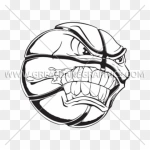 Basketball Angry Ball - Angry Basketball Black And White - Free Transparent PNG Clipart Images Download. ClipartMax.com - Transparent PNG Free Download
