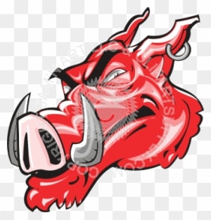 Mean Wild Boar Head Looking To The Left - Arkansas Razorbacks Men's Basketball - Free Transparent PNG Clipart Images Download. ClipartMax.com - Transparent PNG Free Download
