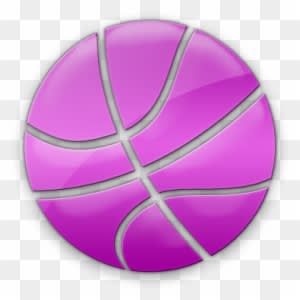 Purple Clipart Basketball - Pink Basketball Ball - Free Transparent PNG Clipart Images Download. ClipartMax.com - Transparent PNG Free Download