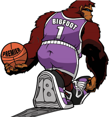 Bigfoot Training Aca Bigfoot Basketball Free Transparent PNG Clipart Images Download. - Transparent PNG Free Download