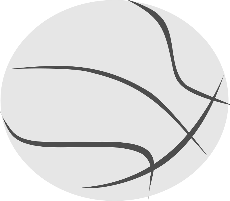 Basket Clipart Bola Basketball Logo White Png Free Transparent PNG Clipart Images Download. - Transparent PNG Free Download