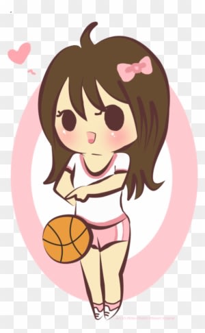 Pinky Basketball Mitsuki By Mitsu-muffin - Anime Basketball Girl Chibi - Free Transparent PNG Clipart Images Download. ClipartMax.com - Transparent PNG Free Download
