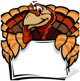 Happy Thanksgiving Holiday Turkey Holding Sign Cartoon Happy Thanksgiving Basketball Free Transparent PNG Clipart Images Download. - Transparent PNG Free Download