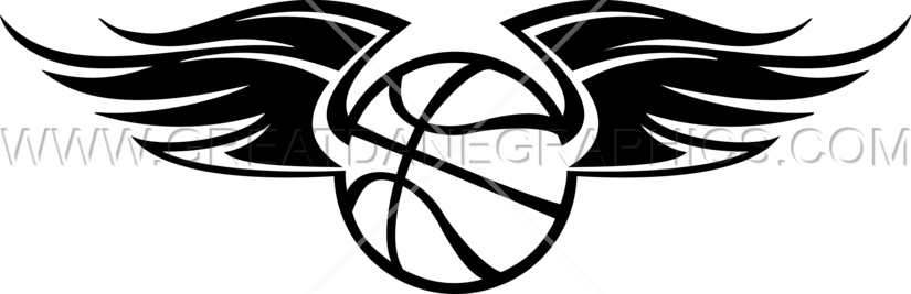 Basketball Wings Basketball With Wings Black And White Free Transparent PNG Clipart Images Download. - Transparent PNG Free Download