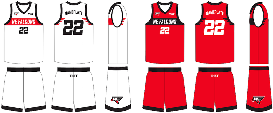 New England Falcons Uniforms Unveiled Blue And Pink Basketball Jersey Free Transparent PNG Clipart Images Download. - Transparent PNG Free Download