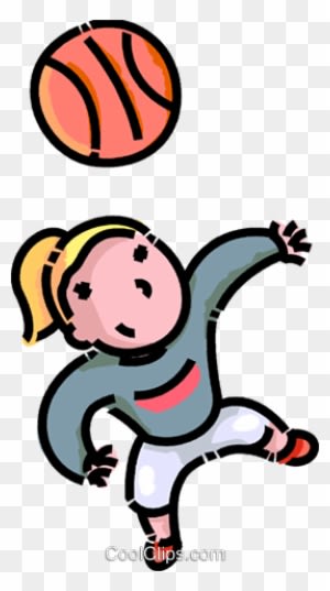 Girl Playing Basketball Royalty Free Vector Clip Art - Cartoon Girl Playing Basketball - Free Transparent PNG Clipart Images Download. ClipartMax.com - Transparent PNG Free Download
