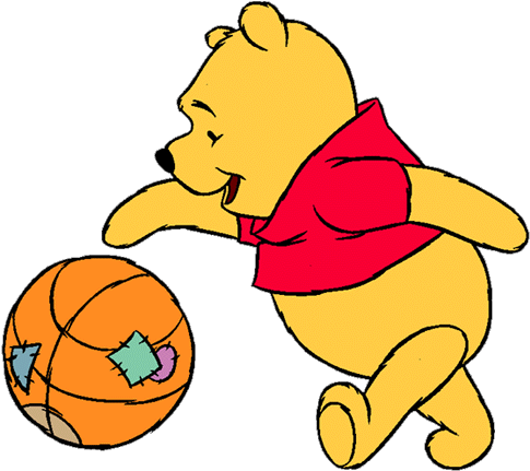 Winnie The Pooh Clipart House Winnie The Pooh Playing Basketball Free Transparent PNG Clipart Images Download - Transparent PNG Free Download