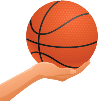 Hand Hand Holding A Basketball Free Transparent PNG Clipart Images Download - Transparent PNG Free Download