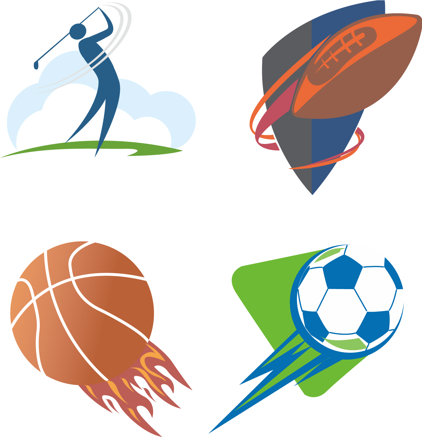Sport Clip Art Sports Basketball Logo Art Clip Png Free Transparent PNG Clipart Images Download - Transparent PNG Free Download