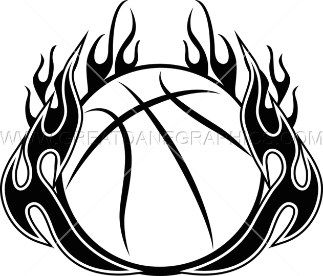 Collection Of Free Flame Vector Basketball Basketball With Flames Clipart Free Transparent PNG Clipart Images Download - Transparent PNG Free Download