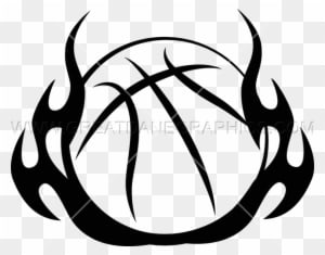 Basketball Tribal Flames - Basketball Flame Clipart Png Black And White - Free Transparent PNG Clipart Images Download. ClipartMax.com - Transparent PNG Free Download