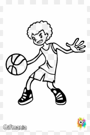 Basketballer - Basketball Coloring Pages For Kids - Free Transparent PNG Clipart Images Download. ClipartMax.com - Transparent PNG Free Download
