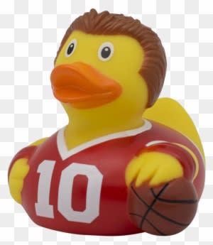 Basketball Player Rubber Duck By Lilalu - Basketball - Free Transparent PNG Clipart Images Download. ClipartMax.com - Transparent PNG Free Download