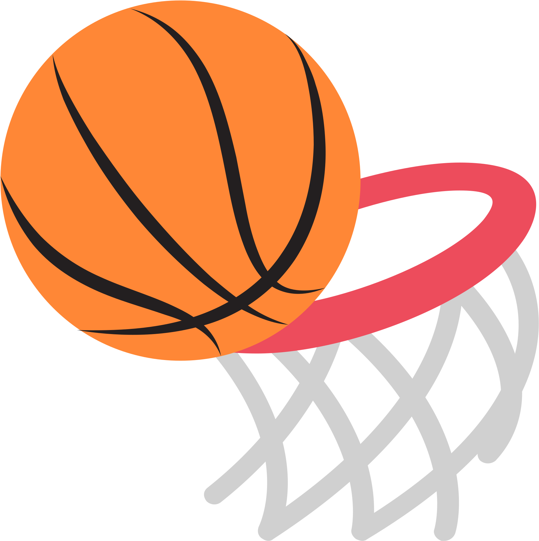 Picture Of A Basketball Hoop 20, Buy Clip Art - Basketball Emoji - Free Transparent PNG Clipart Images Download. ClipartMax.com - Transparent PNG Free Download