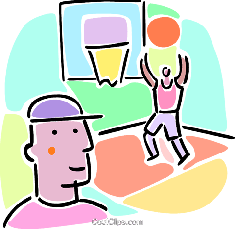 Basketball Player Shooting Hoops Royalty Free Vector - Basketball - Free Transparent PNG Clipart Images Download. ClipartMax.com - Transparent PNG Free Download