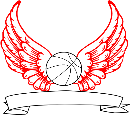 Basketball Angel Wings Clip Art At Clker - Angel Wings - Free Transparent PNG Clipart Images Download. ClipartMax.com - Transparent PNG Free Download