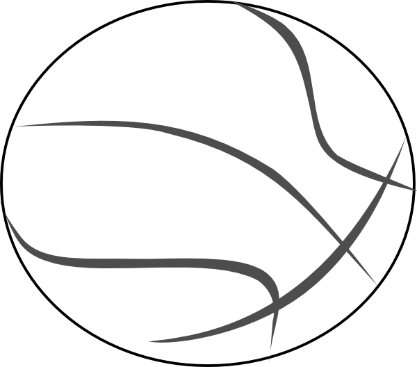 Basketball Outline Clip Art - Raytown South High School - Free Transparent PNG Clipart Images Download. ClipartMax.com - Transparent PNG Free Download