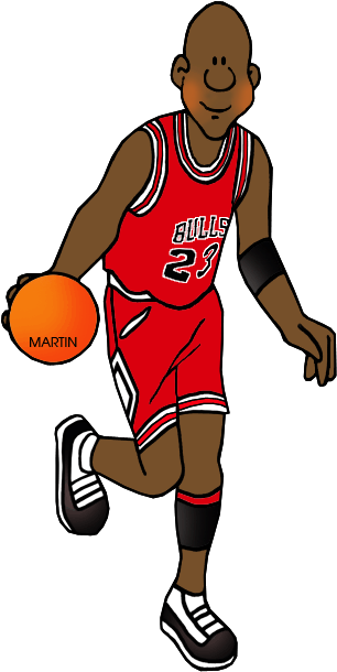 United States Clip Art By Phillip Martin Famous People - Michael Jordan Clipart Free - Free Transparent PNG Clipart Images Download. ClipartMax.com - Transparent PNG Free Download
