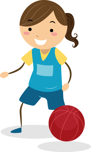 Girl Basketball Kids Sticker - 2nd Grade Math Learning Games: Fractions | Math Worksheets - Free Transparent PNG Clipart Images Download. ClipartMax.com - Transparent PNG Free Download