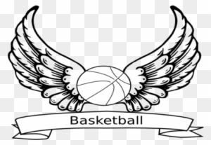 Coloring Trend Medium Size Basketball With Wings Clip - Angel Wings - Free Transparent PNG Clipart Images Download. ClipartMax.com - Transparent PNG Free Download