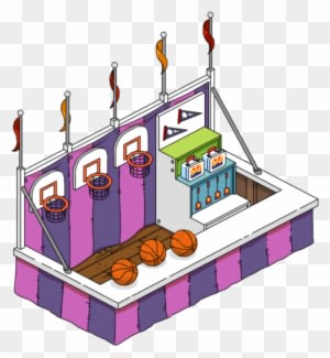 Basketball Game - Simpsons Tapped Out Krustyland Games - Free Transparent PNG Clipart Images Download. ClipartMax.com - Transparent PNG Free Download