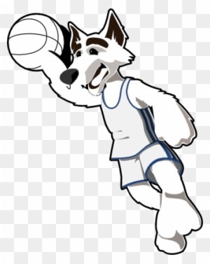 Basketball Wolf Basketballwolf Black White Line Art - Clip Art - Free Transparent PNG Clipart Images Download. ClipartMax.com - Transparent PNG Free Download