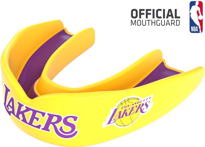 Los Angeles Lakers Nba Basketball Mouthguard - Los Angeles Lakers Shock Doctor Mouthguard Multi - Free Transparent PNG Clipart Images Download. ClipartMax.com - Transparent PNG Free Download