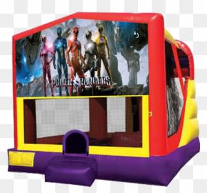 Power Rangers 4 In 1 Combo Featuring Bouncer, Slide, - Power Ranger Bounce House - Free Transparent PNG Clipart Images Download. ClipartMax.com - Transparent PNG Free Download