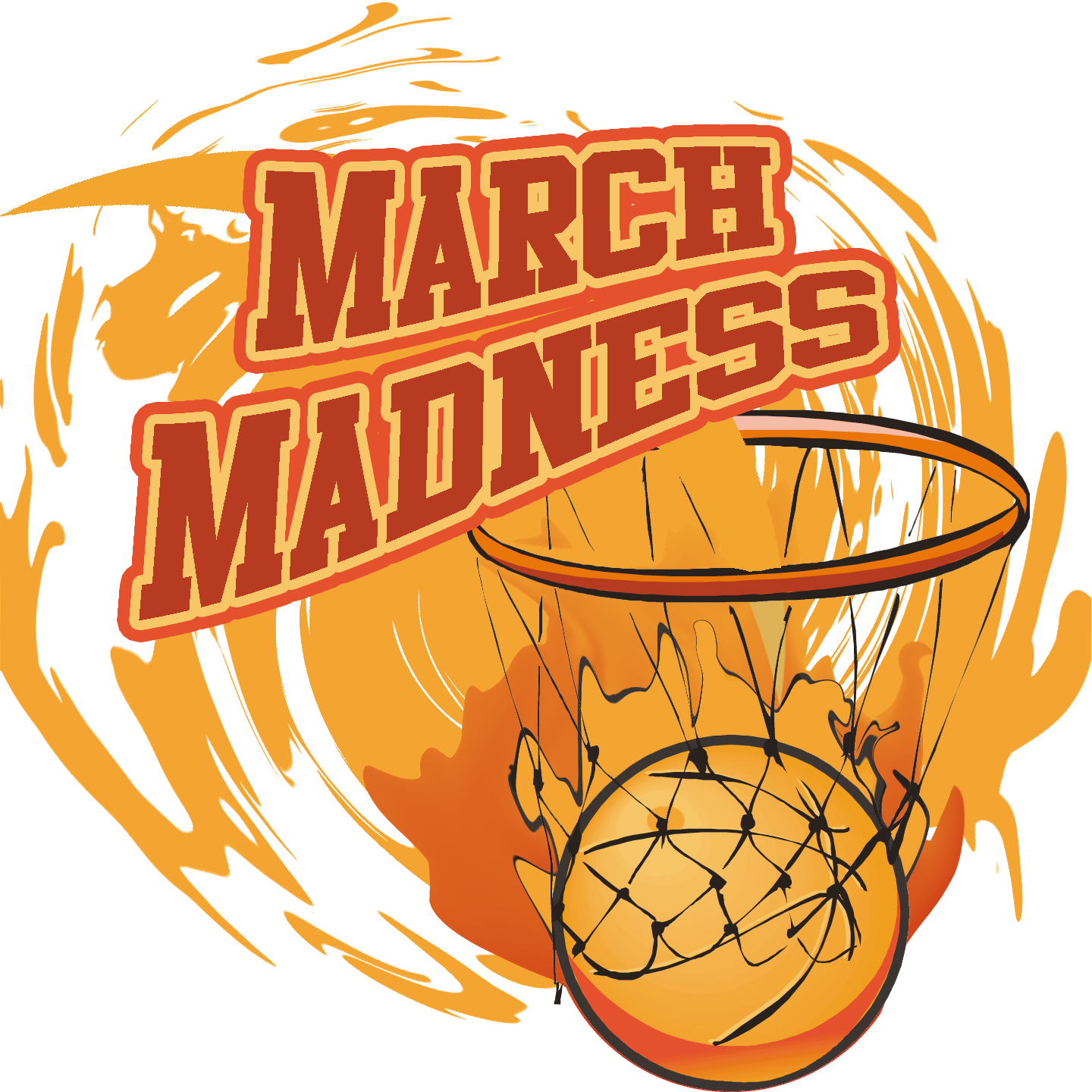 Clip Art For March Madness Basketball Download - Ncaa March Madness T-shirt - Free Transparent PNG Clipart Images Download. ClipartMax.com - Transparent PNG Free Download
