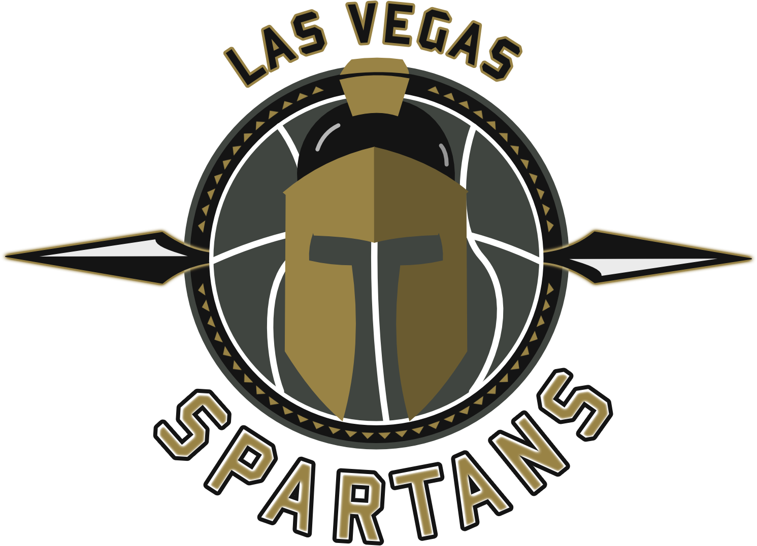 A Two-tone Gold And Black Spartan Helmet In Front Of - Logos For Nba 2k17 - Free Transparent PNG Clipart Images Download. ClipartMax.com - Transparent PNG Free Download