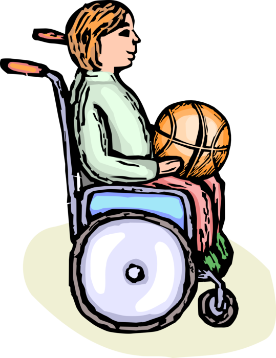 Vector Illustration Of Disabled Boy Handicapped Wheelchair - Illustration - Free Transparent PNG Clipart Images Download. ClipartMax.com - Transparent PNG Free Download