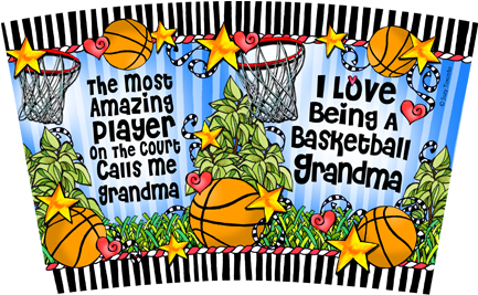 Basketball Grandma Stainless Steel Tumbler - Book Page Numbers - Free Transparent PNG Clipart Images Download. ClipartMax.com - Transparent PNG Free Download