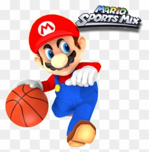 65] Mario's Playing Basketball By Maxigamer - Mario Sports Mix Wii - Free Transparent PNG Clipart Images Download. ClipartMax.com - Transparent PNG Free Download