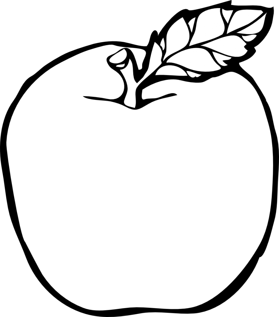 Clip Art Graphic Apple Free Clipart Images Library - Apple Black And White - Free Transparent PNG Clipart Images Download. - Transparent PNG Free Download