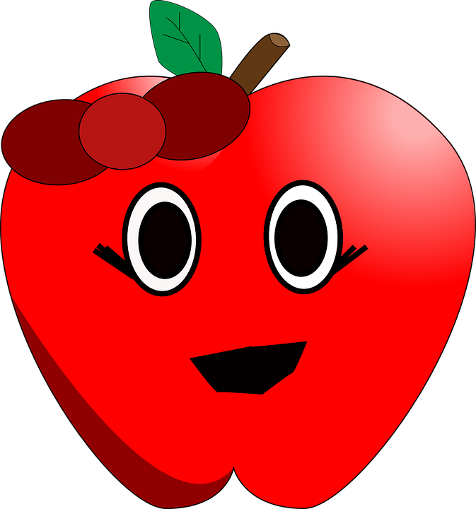 Apples Clip Art - Apple Clipart With Eyes - Free Transparent PNG Clipart Images Download. - Transparent PNG Free Download