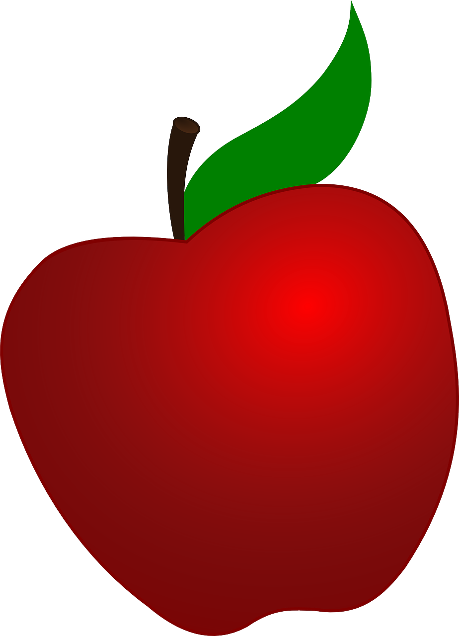 Apple Clip Art Clip Art Of A Red Apple With A Green - Snow White Apple - Free Transparent PNG Clipart Images Download. - Transparent PNG Free Download