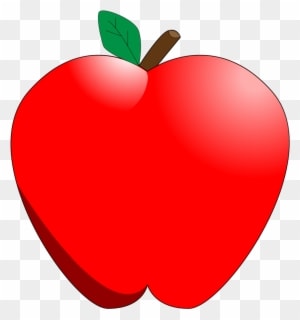 Apple Clipart Transparent Background - Cartoon Apple - Free Transparent PNG Clipart Images Download. - Transparent PNG Free Download
